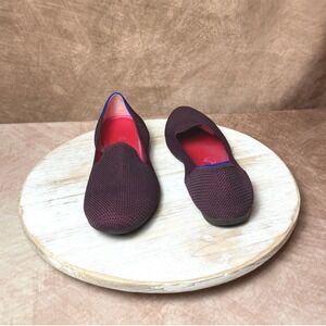 Rothy's The Loafer Berry Lattice Stitch‎ Size 8.5